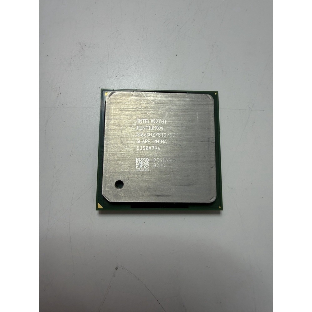 Intel Pentium 4 2.66GHz 512K 533MHz SL6PE Socket 478 CPU – Used‎ Untested